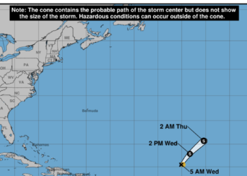 Esta es la trayectoria de la tormenta tropical Lorenzo: ruta que tendrá y cerca de dónde se dirige